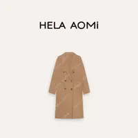 HELA AOMI “原单线.经典6粒扣”绵羊毛92%山羊绒大衣CY5DN08113