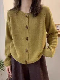 特！门店31&9！显瘦慵懒风气质开衫短款女式针织衫 Z00768