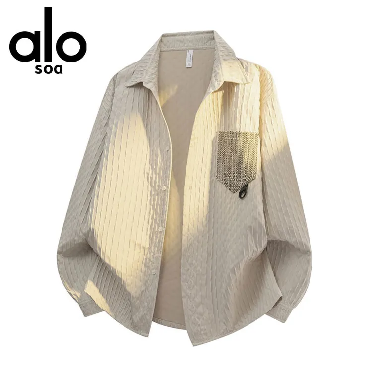 【奥特莱斯】宽松时尚长袖秋季春季复古男士菱格纹衬衫复古休闲百搭