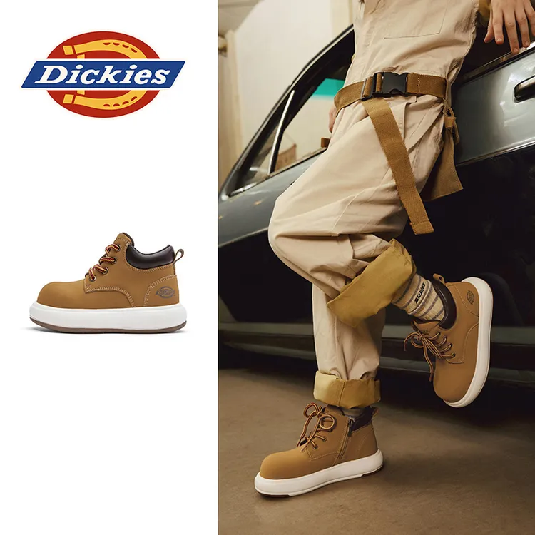 Dickies儿童2025秋冬新款休闲鞋男童女童时尚英伦风防滑户外鞋