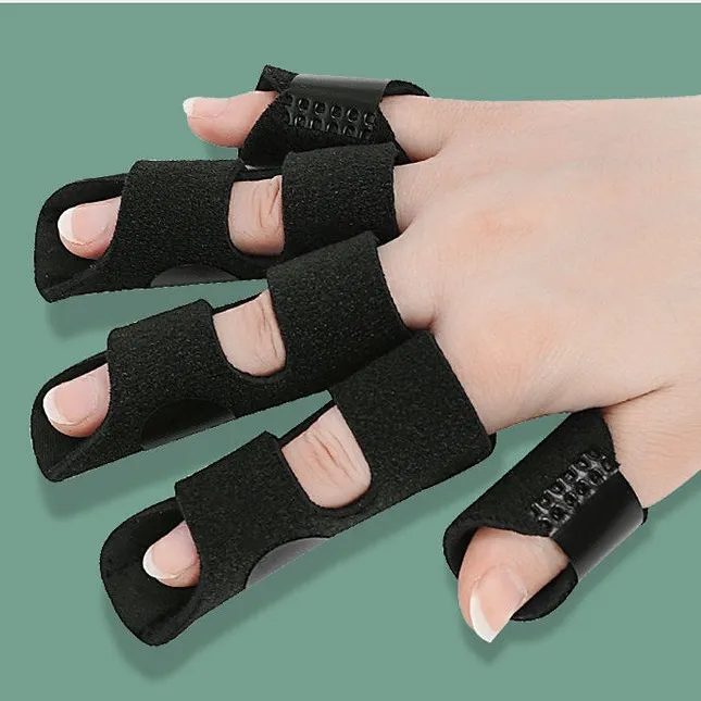 手指固定保护套扭伤手指末端骨折肌腱受伤儿童夹板透气学生护指套