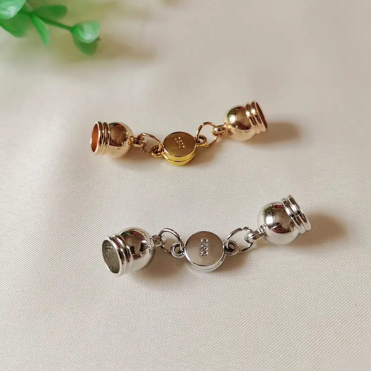 新款小方巾专用连接扣时尚小圆磁吸扣百搭丝巾收尾扣万能磁铁扣头