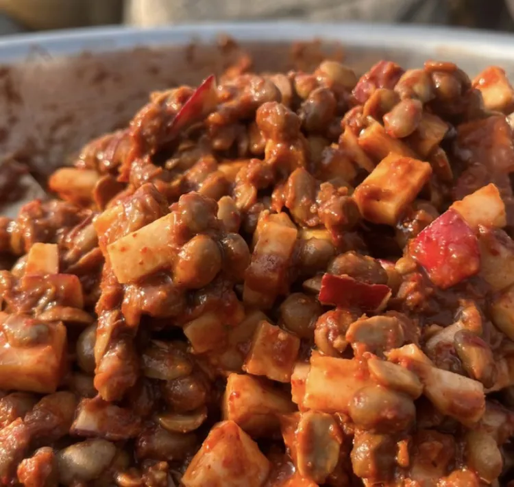 邳州新鲜盐豆子农家手工草捂特产香辣鲜萝卜酱豆