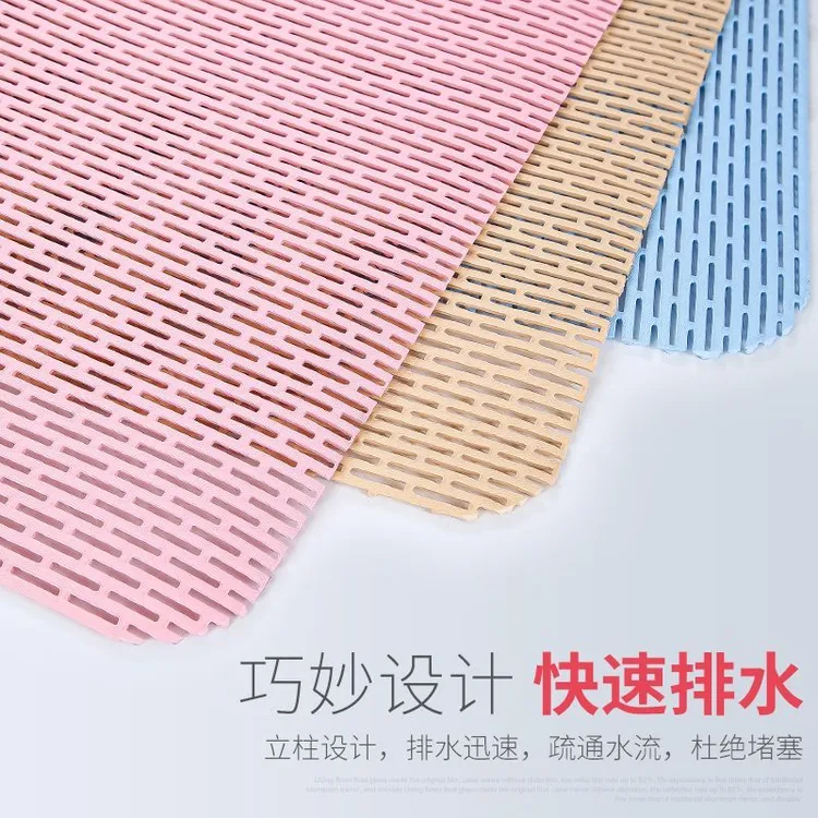 家用浴室防滑垫淋浴洗澡防滑地垫厕所隔水卫浴防水脚垫镂空防滑