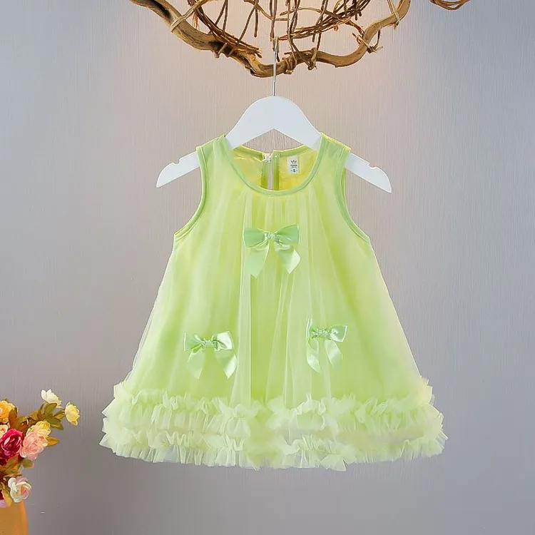 女童连衣裙夏装2025新款0-1岁2小女孩背心裙子洋气婴儿宝宝公主裙