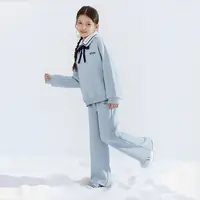 笛莎女童套装秋冬季新款儿童洋气休闲时尚长袖POLO套装-7M255T102