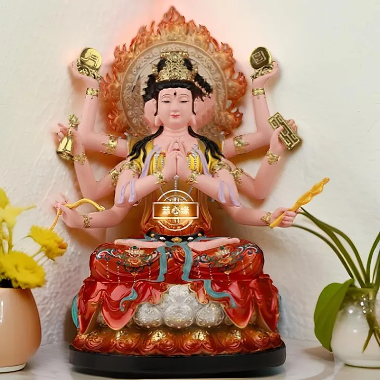 新款斗姆元君树脂神像摆件北斗众星九皇之母佛堂玄关财神爷摆放
