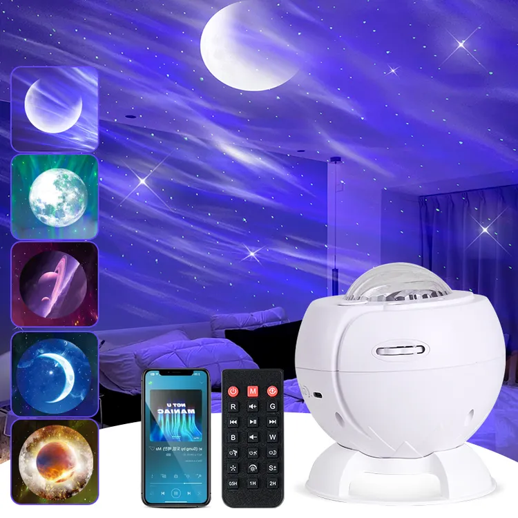 星空灯北极光香薰款投影灯充电蓝牙投影灯情侣氛围灯送女生礼物灯