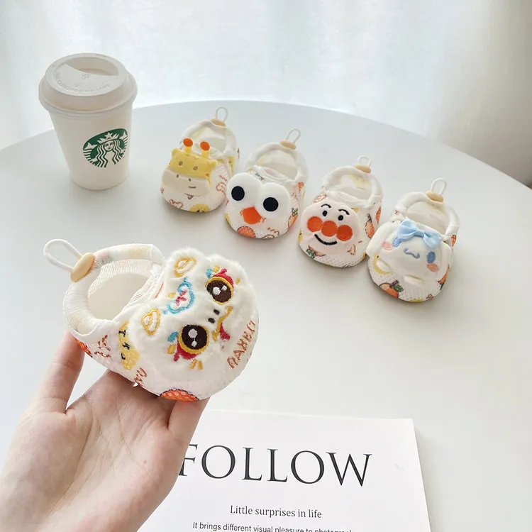 白色婴儿鞋子夏季小月龄婴幼儿0-6-12个月男女宝宝凉鞋透气不掉跟