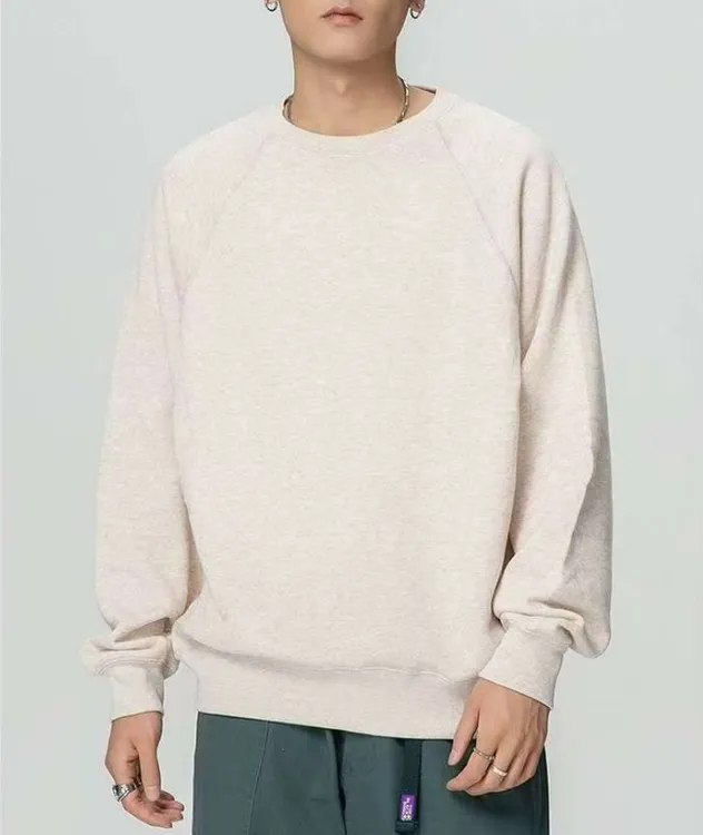 男士秋冬圆领套头复古休闲简约时尚宽松卫衣 D05