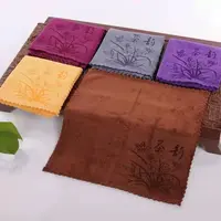 加厚高档速干家用棉麻方形禅意柔软茶道吸水茶巾茶垫