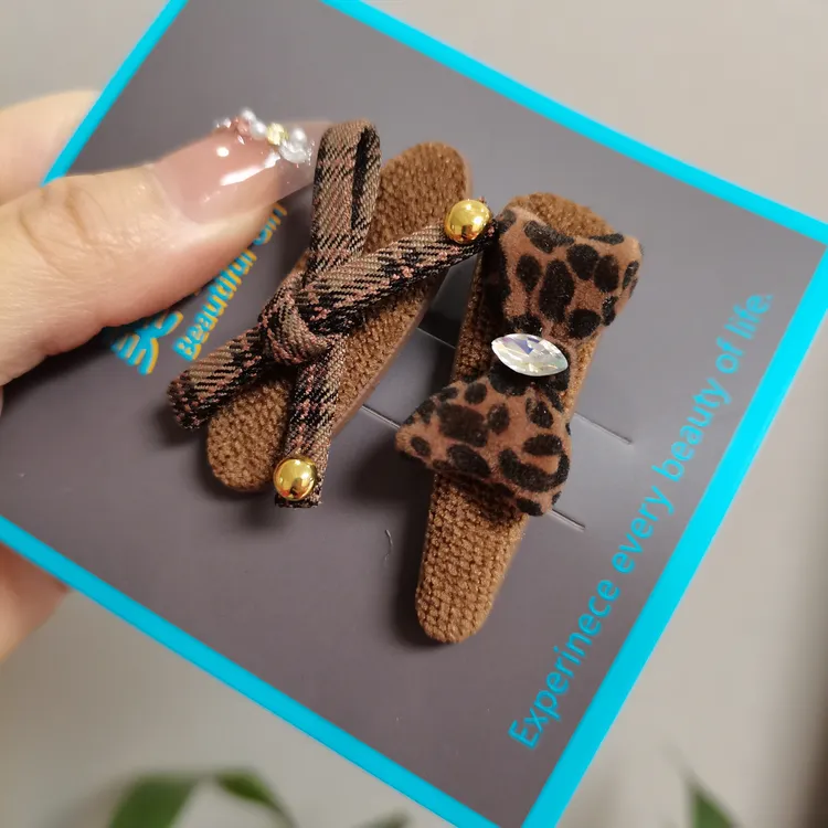 拜拜夹女款韩系甜美发夹复古边夹蝴蝶结简约边夹ins饰品时尚夹子