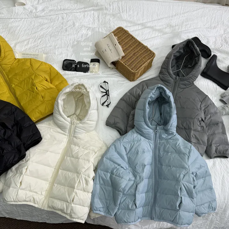 N儿童冬款新国标90白鸭绒轻薄羽绒服D-6623杜邦三防保暖羽绒外套