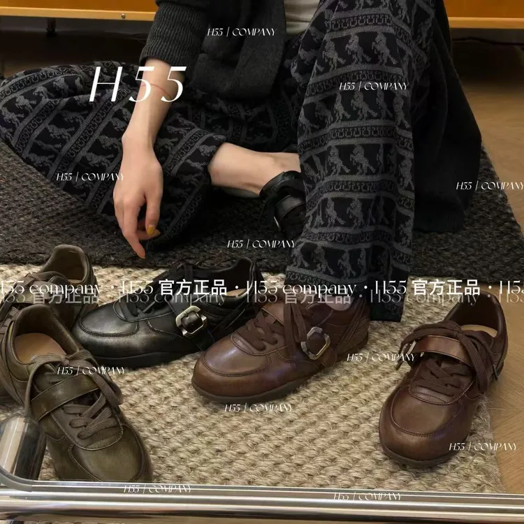 H55-都灵之马-雾蜡沁色中古世纪德训鞋3cm19-2928-ZZZ