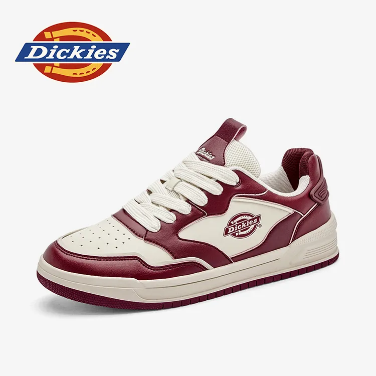 Dickies复古休闲鞋透气户外耐磨板鞋小白鞋低帮潮流鞋子冬季