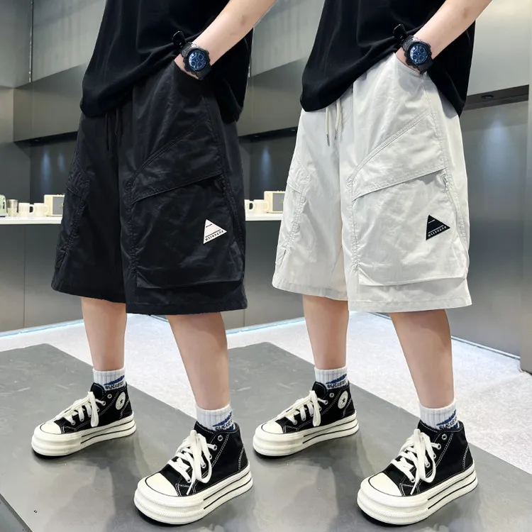 男童潮款夏装短裤休闲工装五分裤新款中大童夏季薄款儿童中裤洋气