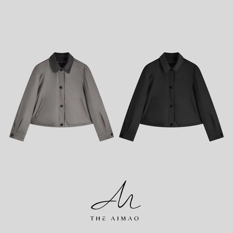 【THE AIMAO】”冬日暖阳“90%白鹅绒保暖锁温双面穿羽绒服XYX82965