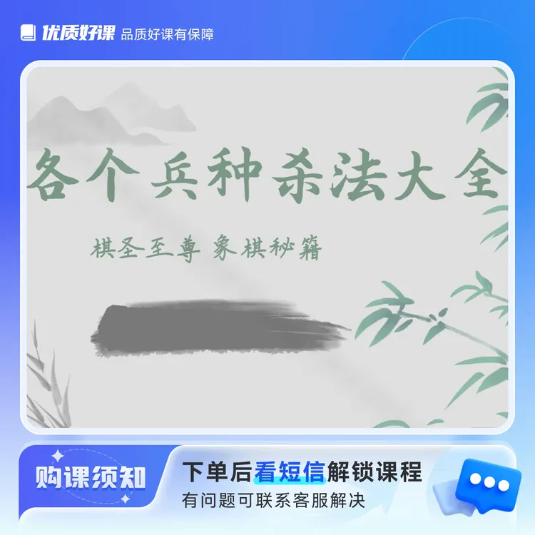 各个兵种杀法大全棋理讲解