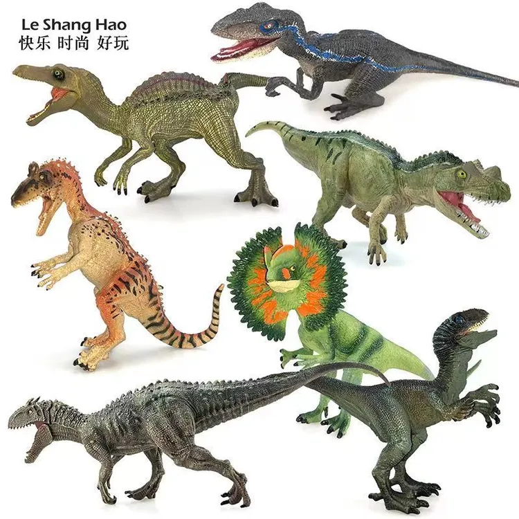 恐龙世界暴虐霸王龙玩具仿真秀颚龙双冠龙棘龙迅猛龙布鲁模型手办