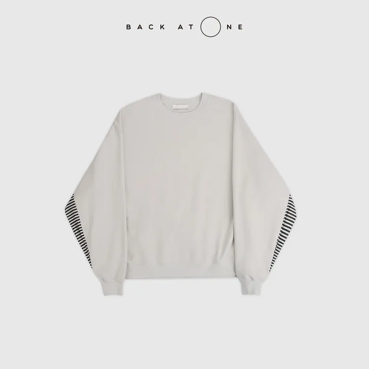 BACKATONE “未完音律”时尚时髦设计感宽松显瘦卫衣 BEF-1BB336K-K