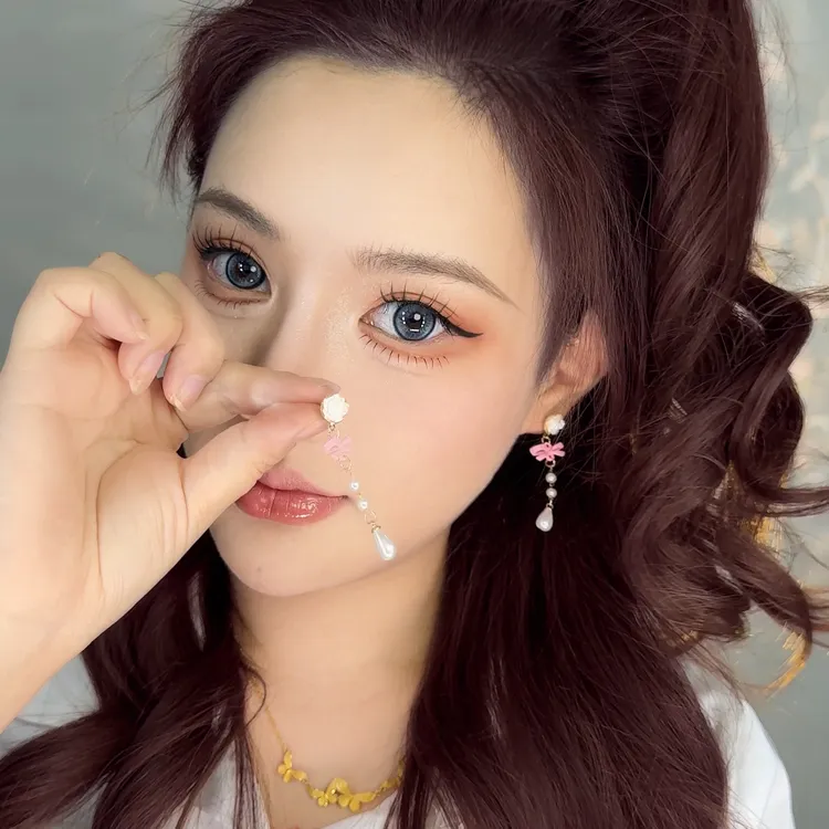 合金耳饰 四季款珠珠流苏花朵耳环女轻奢气质小众设计感流苏吊坠