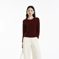 3003竹纤维暖绒美人肩打底衫