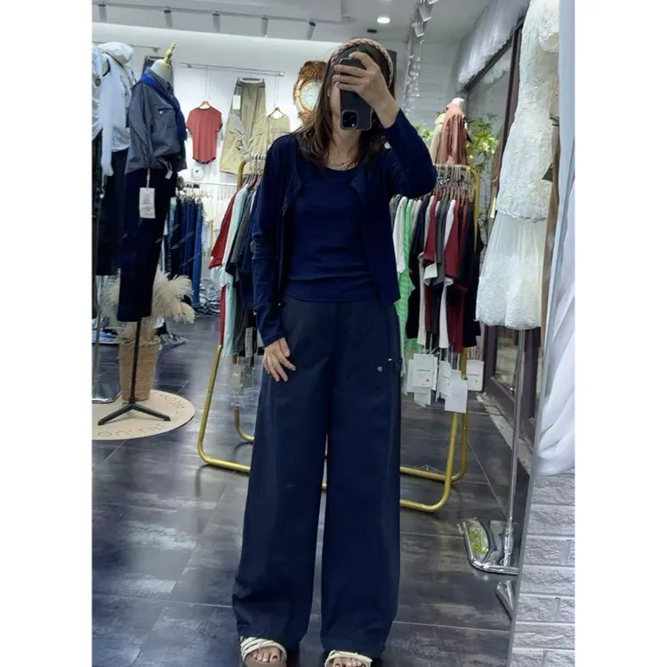 秋季新款优雅高档外搭裤子背心三件套女通勤时尚显瘦简约大众洋气