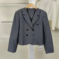 麦迪尚品【夕Y】50909328 双排扣西装外套春秋女装商场同款 
