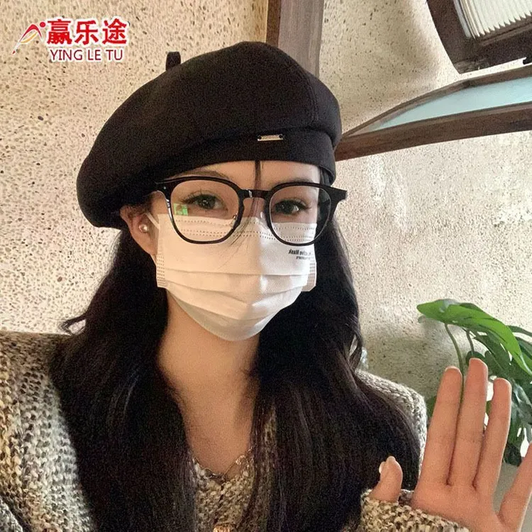 八角帽子女秋冬季毛呢日系洋气贝雷帽 女时尚百搭显脸小ins网红