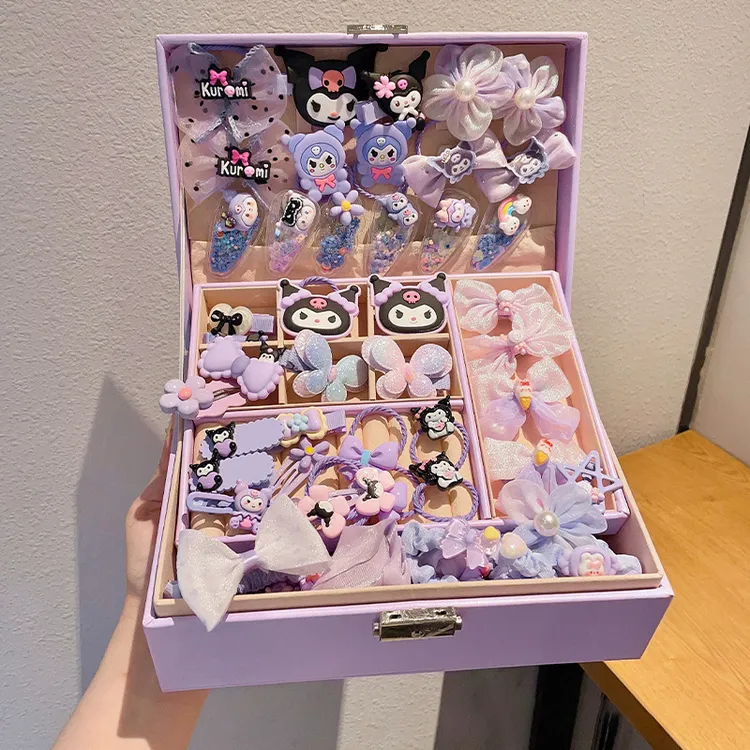 宝宝发饰发夹礼盒的生日礼物高端2025新款卡通头饰小女孩女童公主