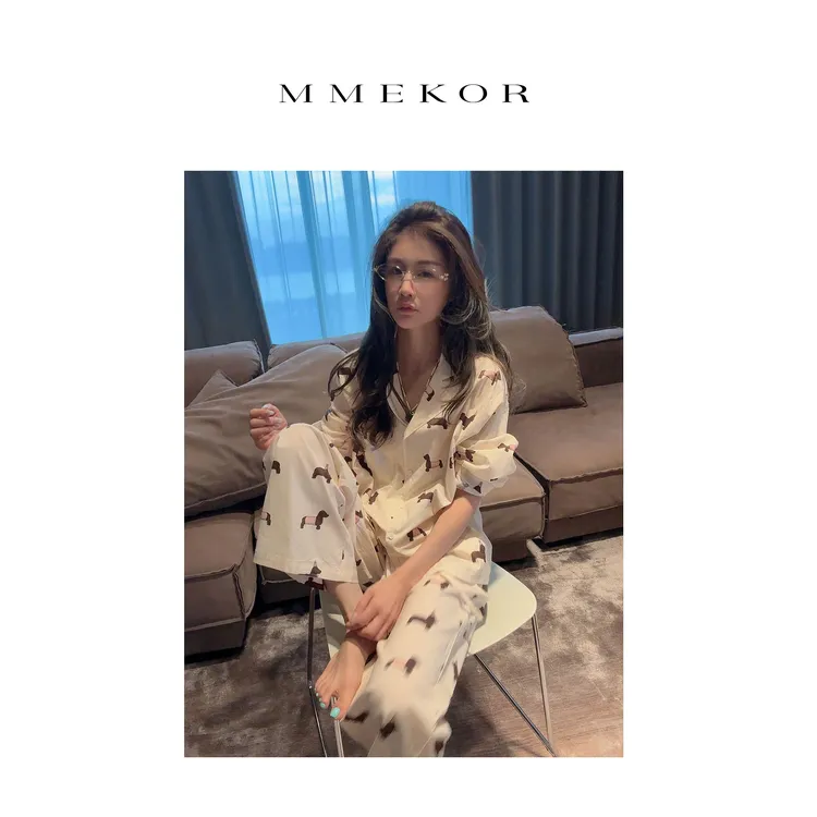 MMEKOR“腊肠狗”家居服 2025新款千金玛德琳休闲两件套 89708