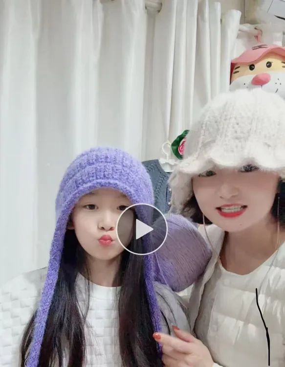 包头帽  秋冬针织帽   加绒帽 亲子百搭  送球球 教程  帽子针