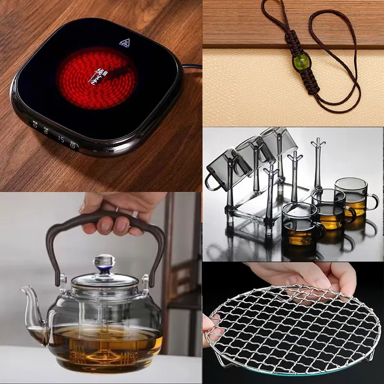 德茗堂大方1500W新款电陶炉煮茶器四方茶炉定时烧水蒸茶电炉家用