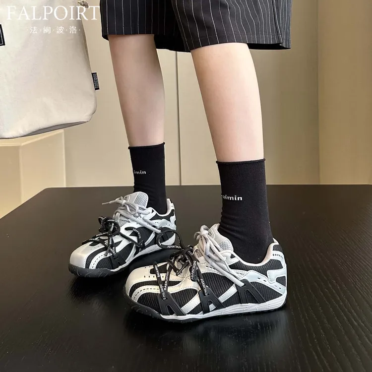 FALPOIRT韩版小众甜酷老爹鞋女软底内增高阿甘德训鞋秋季新款潮流