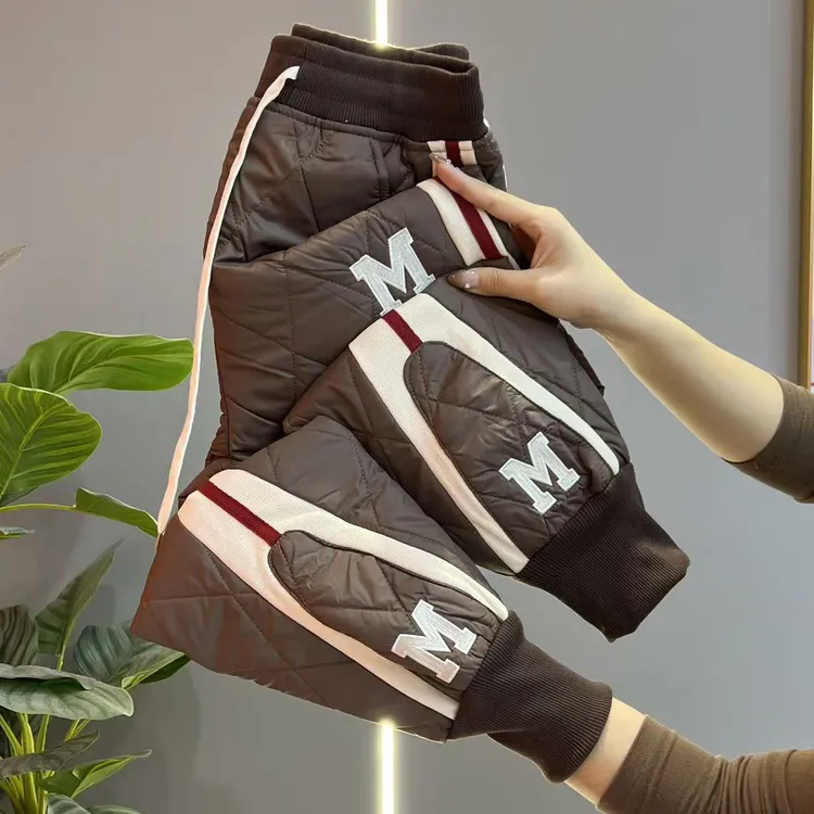 棉裤女冬季外穿2025新款时尚保暖加厚防寒宽松棉裤束脚显瘦潮