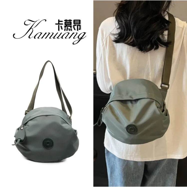 质感尼龙布包背包斜挎包女2025新款包包时尚休闲轻便单肩包通勤包