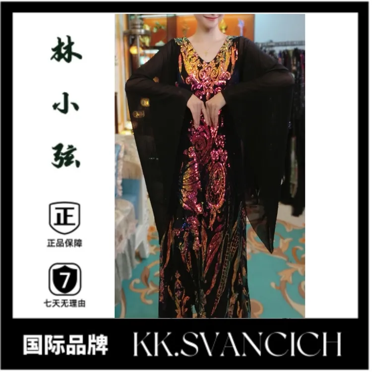 617晚礼服连衣裙宽松显瘦气质夏季复古长款优雅