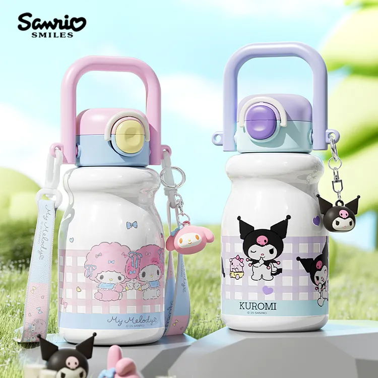 2025新款三丽鸥系列一杯双饮学生儿童上学专用高颜值大容量保温杯