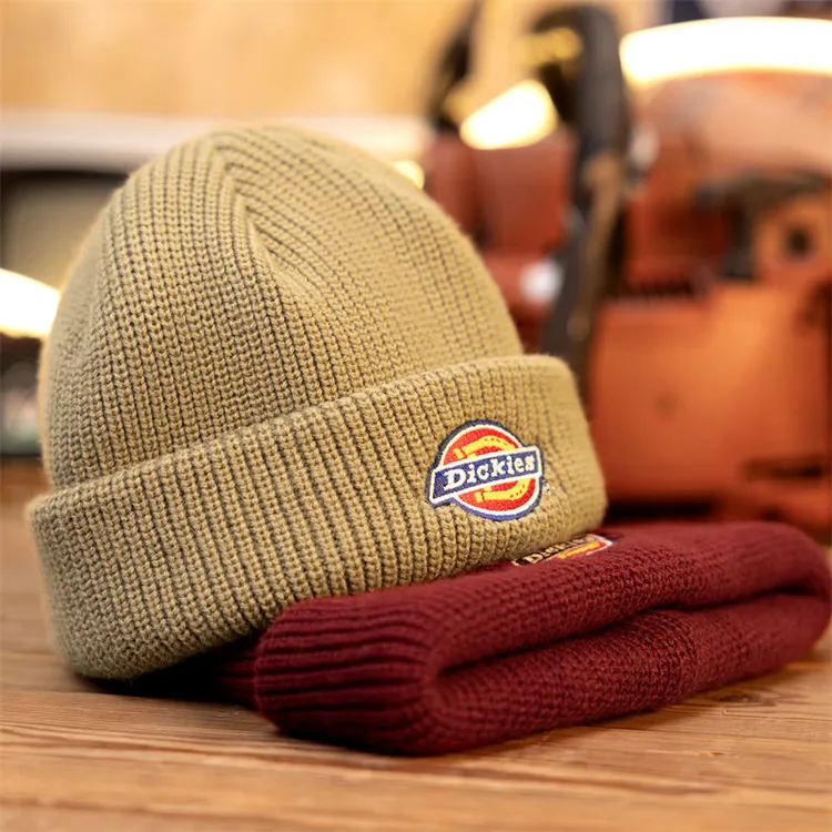 Dickies针织瓜皮帽秋冬季帽子保暖帽保暖时尚潮流冷帽防寒针织帽