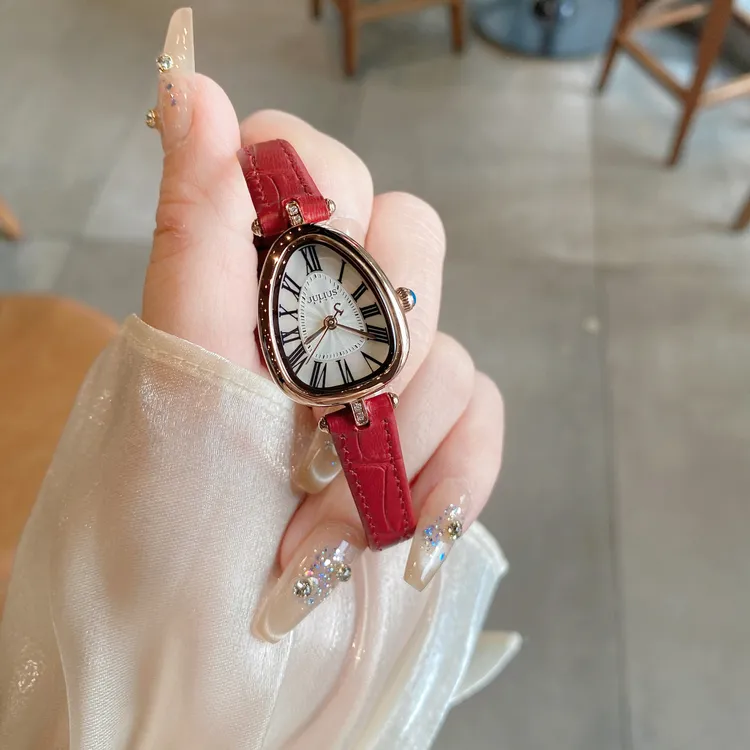 聚利时手表女新款复古小灵蛇手表轻奢小众正品防水女士手表1526