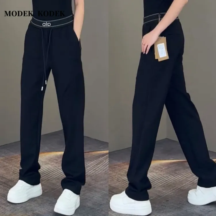 MODEK KODEK时尚潮牌男士宽松直筒纯色长裤秋季新款时尚百搭卫裤