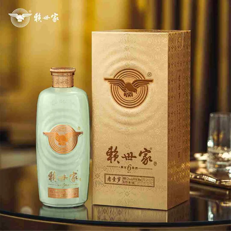 赖世家·老壹岁53度酱香型白酒大曲坤沙整箱礼盒装53%Vol500ml