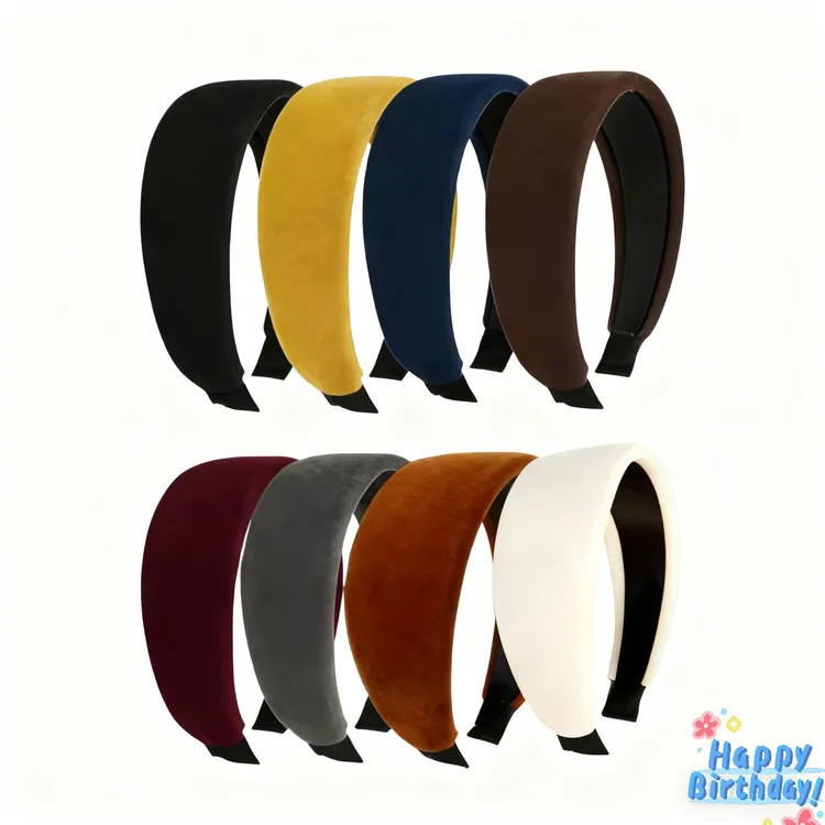 升级配防滑齿赫本高颅顶丝绒发箍韩国东大门新款发箍