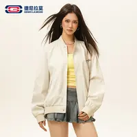 【敖瑞鹏代言】捷尼拉莫直下摆常规拉链防风秋季夹克潮流上衣休闲