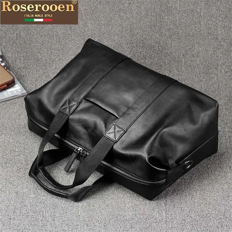 Roserooen轻奢品牌真皮旅行包男高端轻便大容量商务手提出差行李