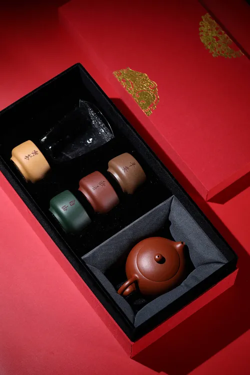 宜兴紫砂伴手礼精品套组轻奢高档