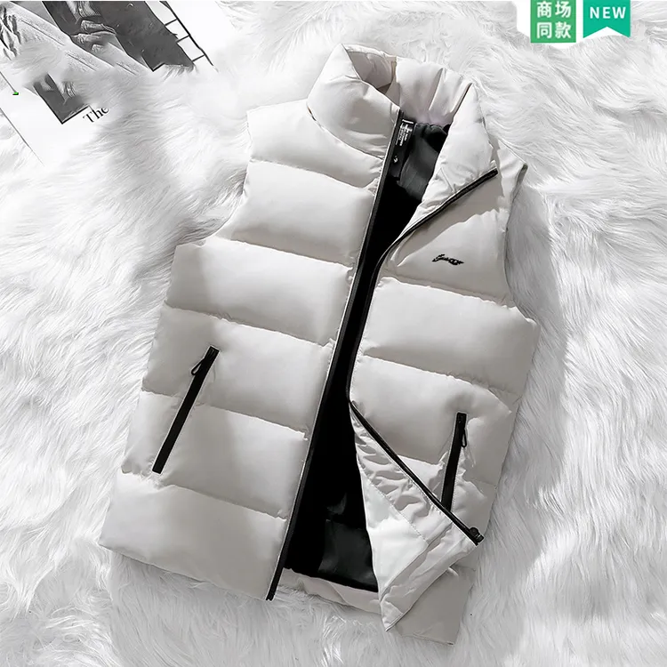 奥特莱棉加厚马甲男秋冬季加厚超级保暖防风防寒休闲立领运动外套