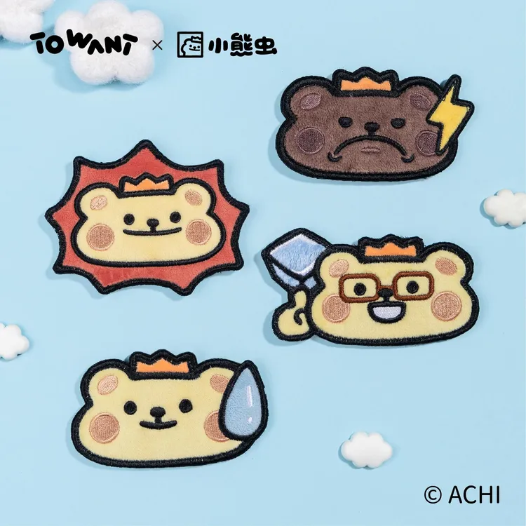 小熊虫来咯刘海贴魔法贴大号创意碎发贴粘头发神器卡通女可爱发饰