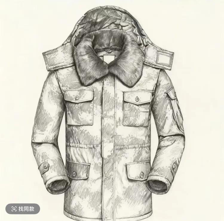 冬季户外双层加厚防寒防水迷彩军棉大衣劳保工装棉服中长款带帽子