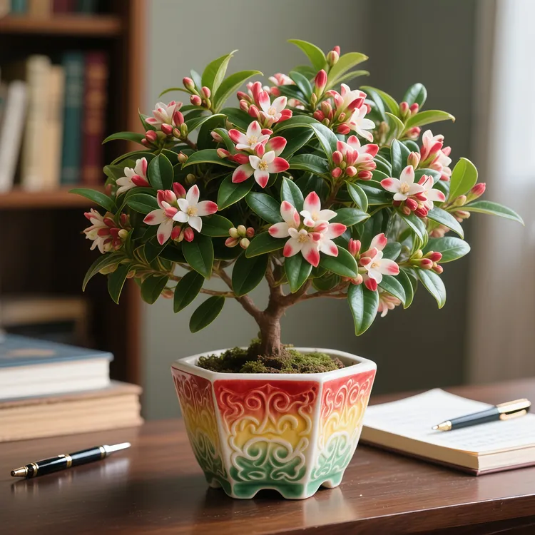 【四季常青】年宵花金边瑞香盆栽浓香型花卉绿植室内外耐寒好养易活